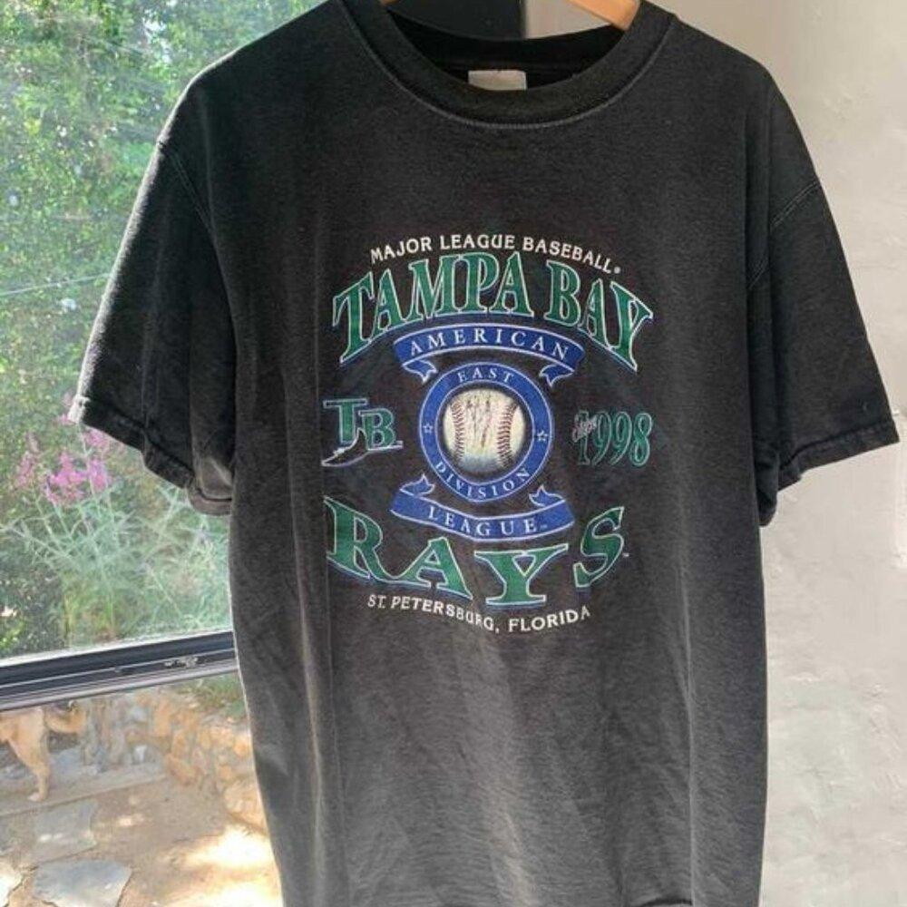 1998 Tampa Bay Devil Rays Mlb Graphic Shirt Retro Tee